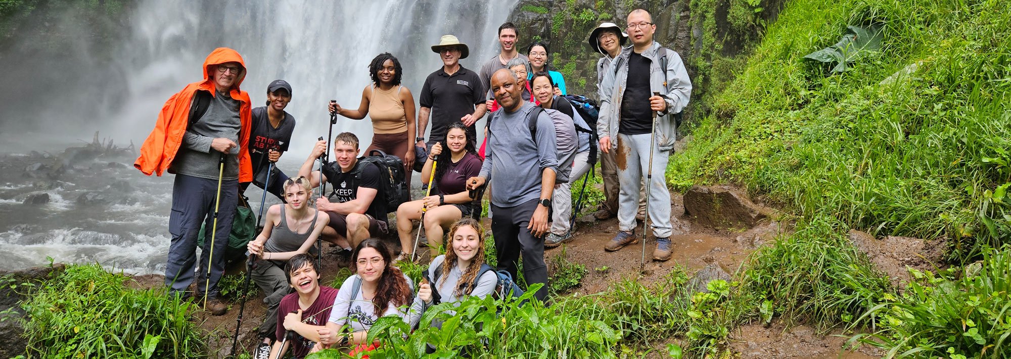 group photo of students in Tanzania