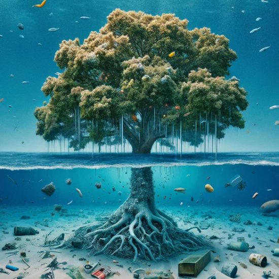 AI tree under water